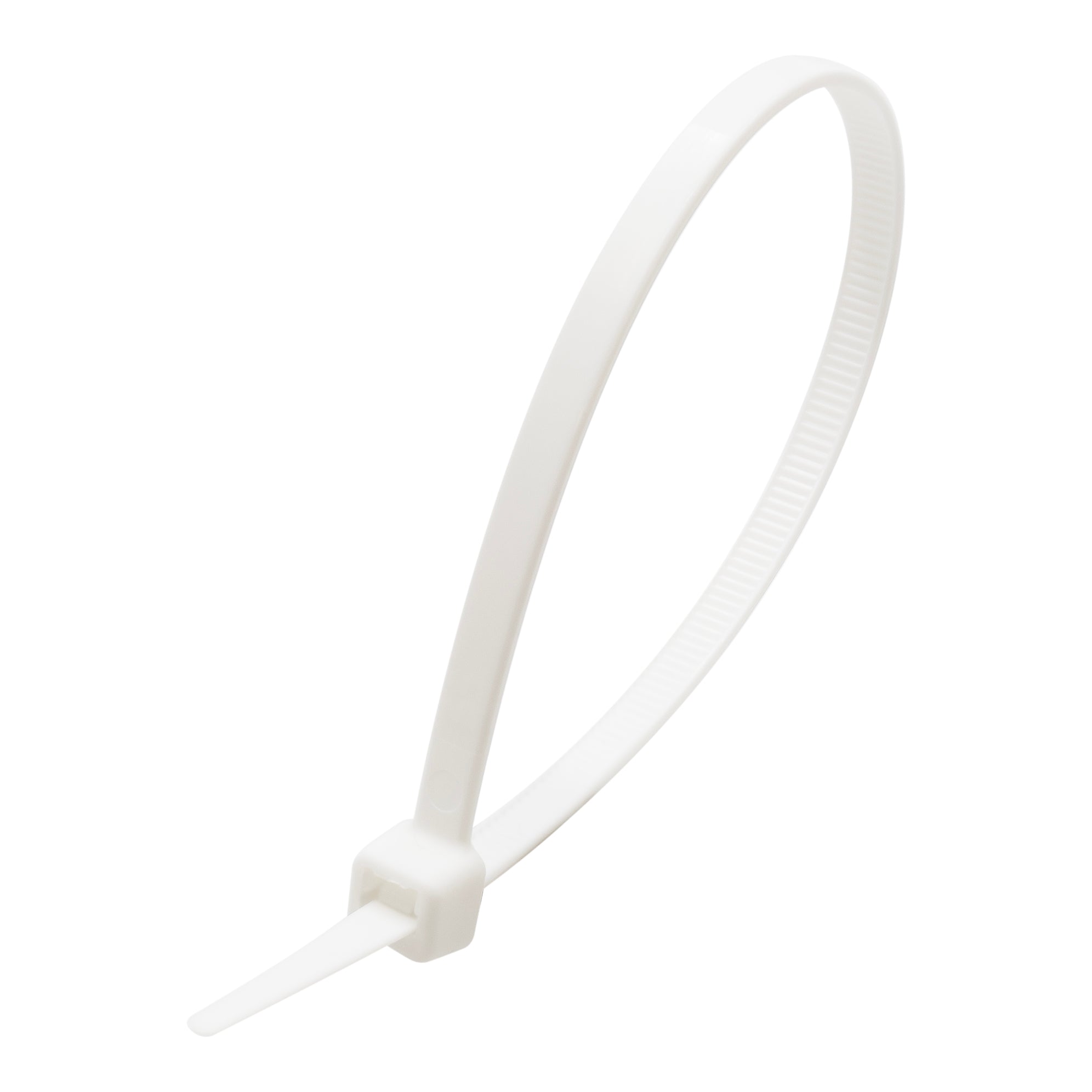 CTPS370W - 14-1/2" Polypropylene Standard Cable Ties, 30-lb Tensile Strength, White, 100-Pack - Ferrules Direct