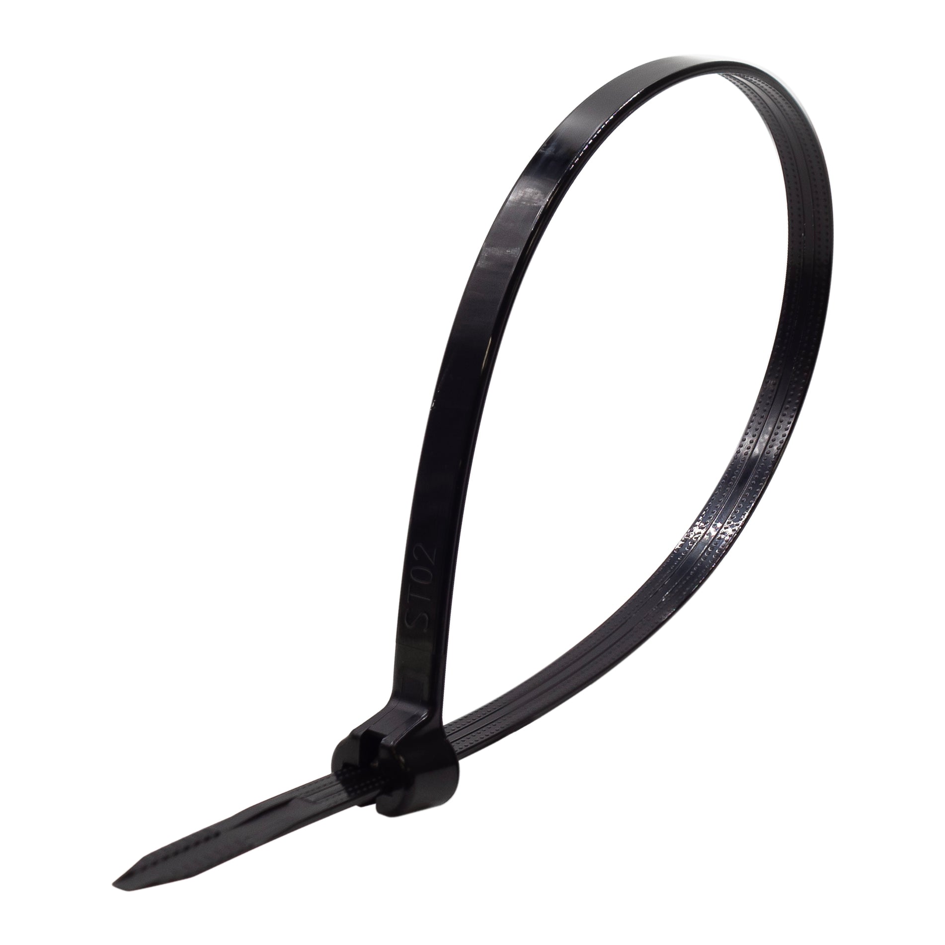 MTCHD620B - 24-1/2" Metal Tooth Heavy Duty Cable Ties, 120-lb Tensile Strength, Black, UV Resistant, 100-Pack - Ferrules Direct