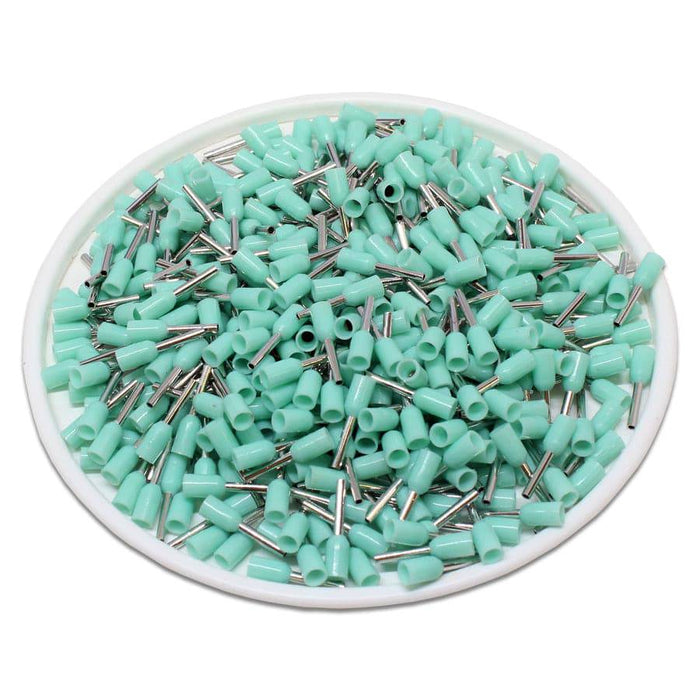 AW03406 - 22 & 24 AWG (6mm Pin) Insulated Ferrules - Turquoise - Ferrules Direct