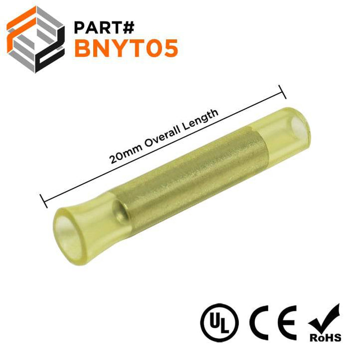 BNYT05 - Nylon Butt Splice Connector - Straight - 26-22 AWG - Ferrules Direct