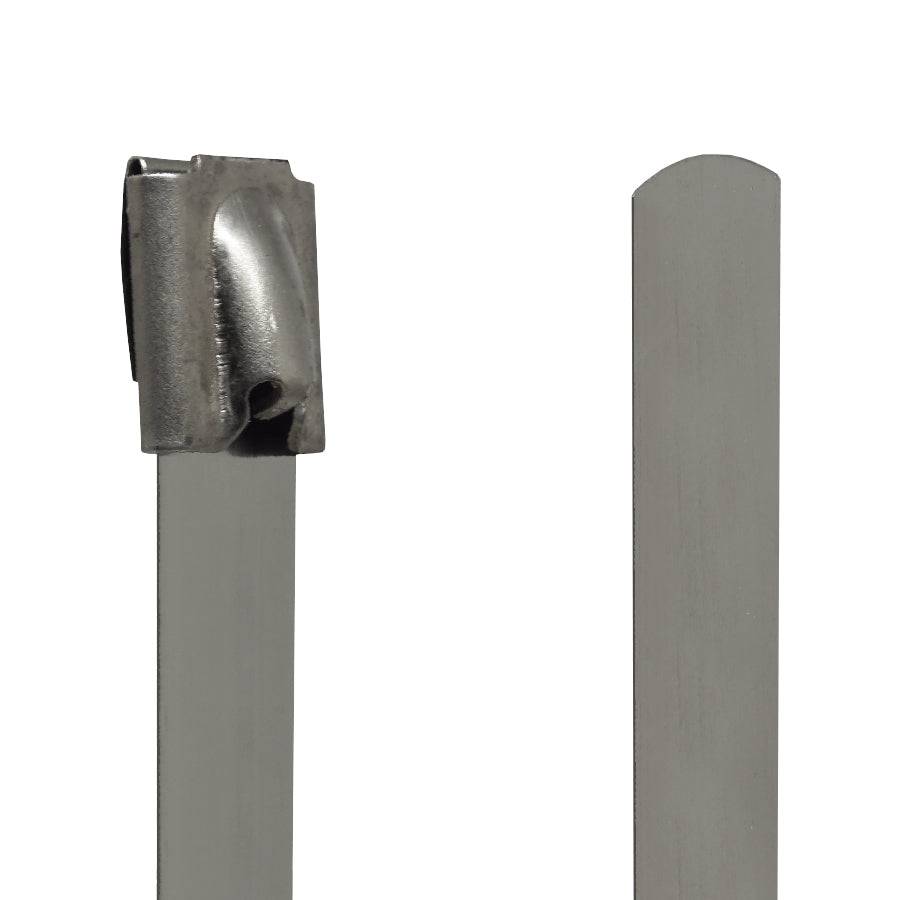 BTC12600 - Ball Locking Stainless Steel Ties - 0.47" x 24" (12 x 600mm) - Ferrules Direct