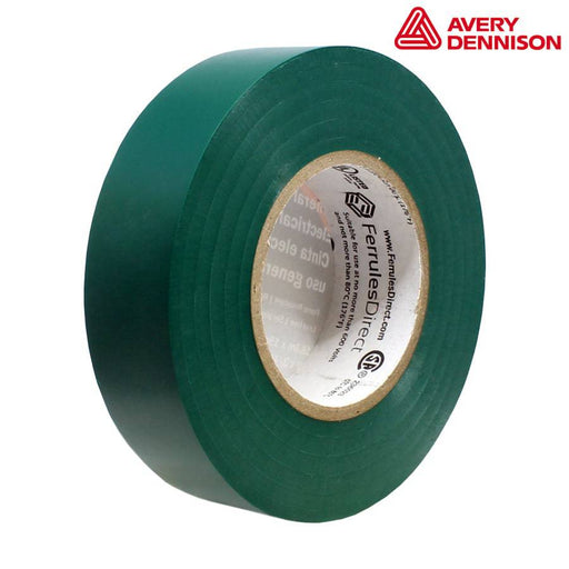 PVC Electrical Tape - 3/4" x 60ft - Green - Ferrules Direct