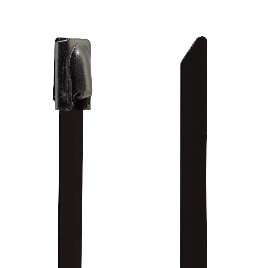 PVC304-46300 - Grade 304 PVC Coated Steel Tie - 0.18x12" (4.6x300mm) - Ferrules Direct