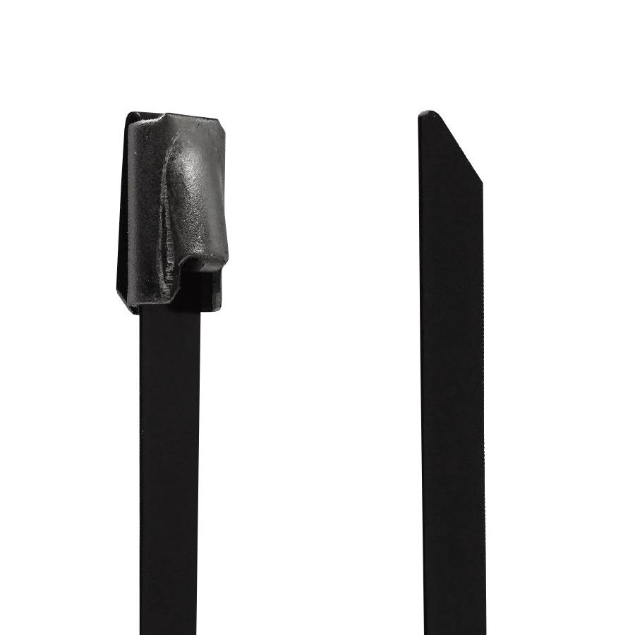 PVC304-46350 - Grade 304 PVC Coated Steel Tie - 0.18x14" (4.6x350mm) - Ferrules Direct