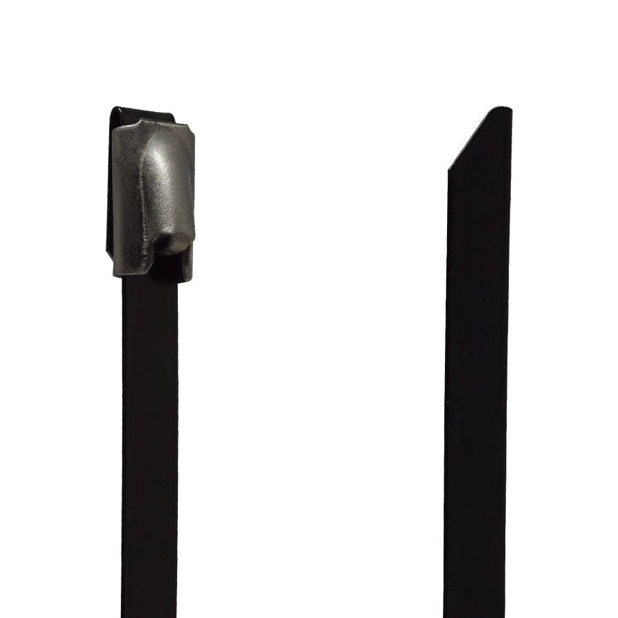 PVC304-46400 - Grade 304 PVC Coated Steel Tie - 0.18x16" (4.6x400mm) - Ferrules Direct