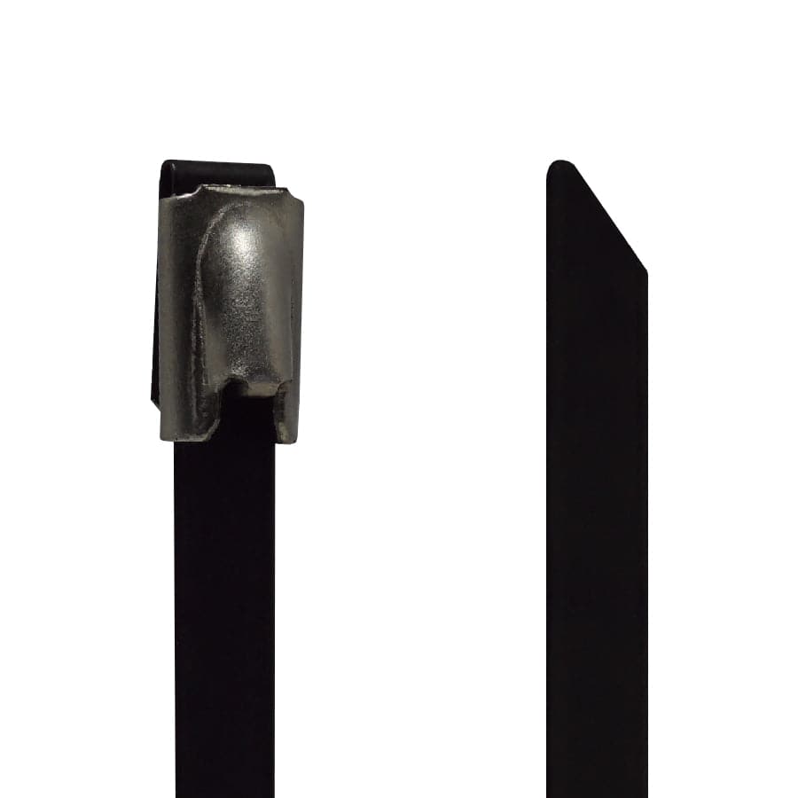 PVC304-46500 - Grade 304 PVC Coated Steel Tie - 0.18x18" (4.6x455mm) - Ferrules Direct