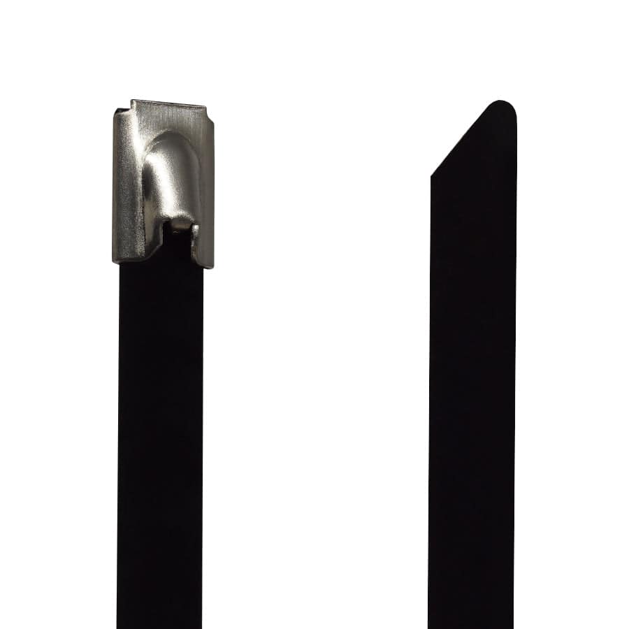 PVC304-79150 - Grade 304 PVC Coated Steel Tie - 0.31x6" (7.9x150mm) - Ferrules Direct