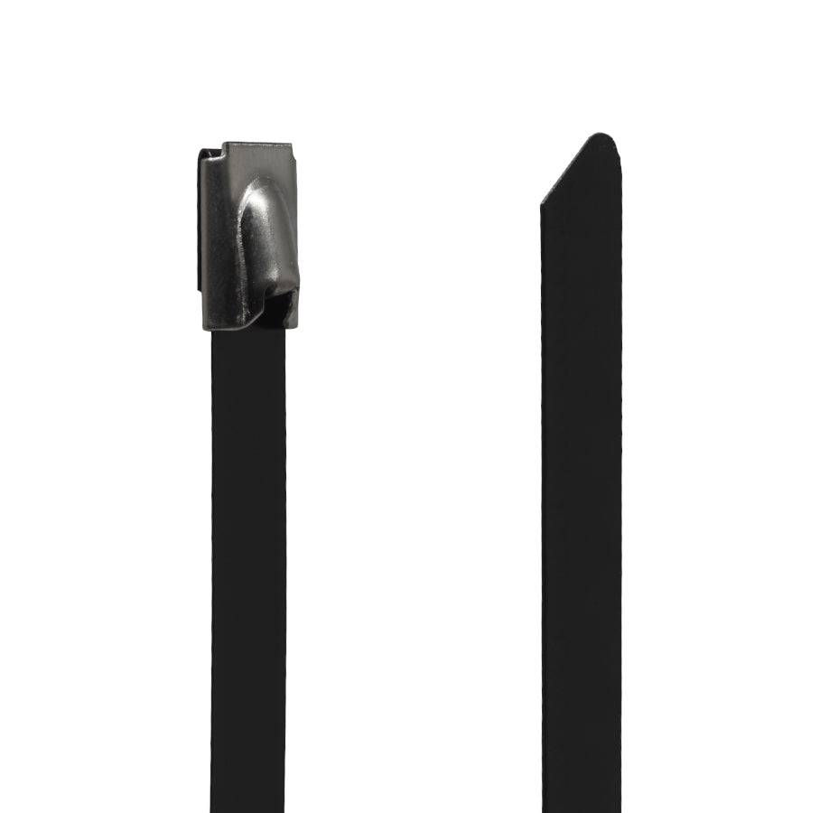 PVC304-79400 - Grade 304 PVC Coated Steel Tie - 0.31x16" (7.9x400mm) - Ferrules Direct