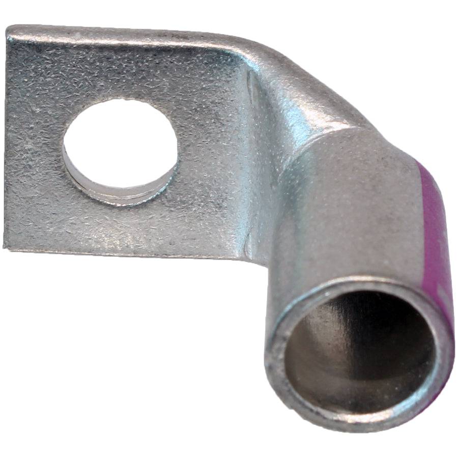 SBF10516 - 90 Degree Short Barrel Compression Lug - 1/0 AWG - 5/16" Stud - Ferrules Direct