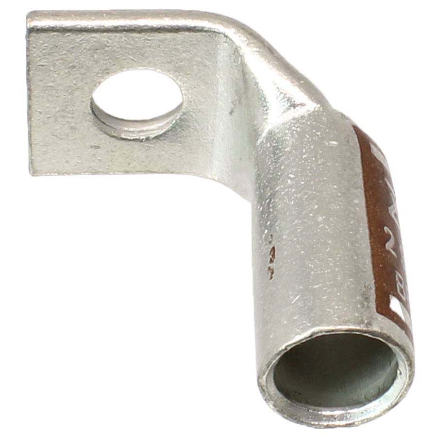 SBF214 - 90 Degree Short Barrel Compression Lug - 2 AWG - 1/4" Stud - Ferrules Direct