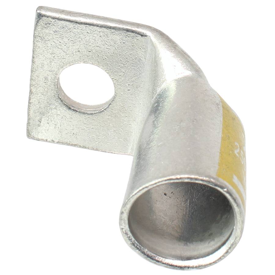 SBF25038 - 90 Degree Short Barrel Compression Lug - 250 MCM - 3/8" Stud - Ferrules Direct