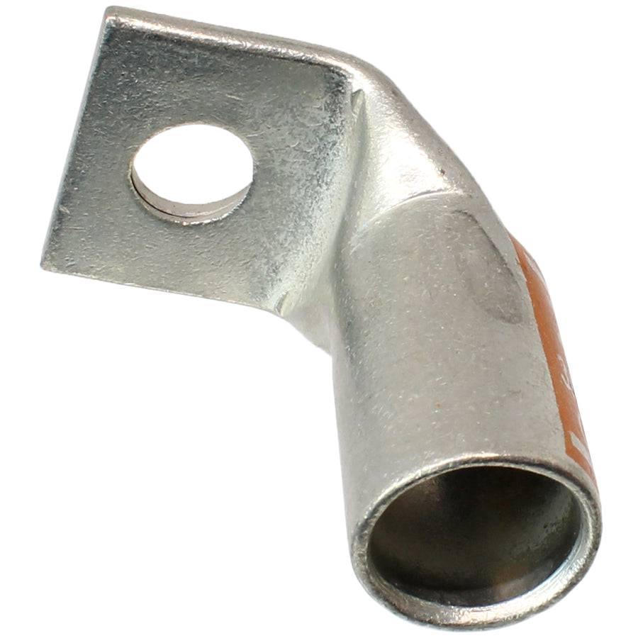 SBF30516 - 90 Degree Short Barrel Compression Lug - 3/0 AWG - 5/16" Stud - Ferrules Direct