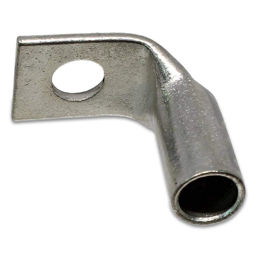 SBF414 - 90 Degree Short Barrel Compression Lug - 4 AWG - 1/4" Stud - Ferrules Direct