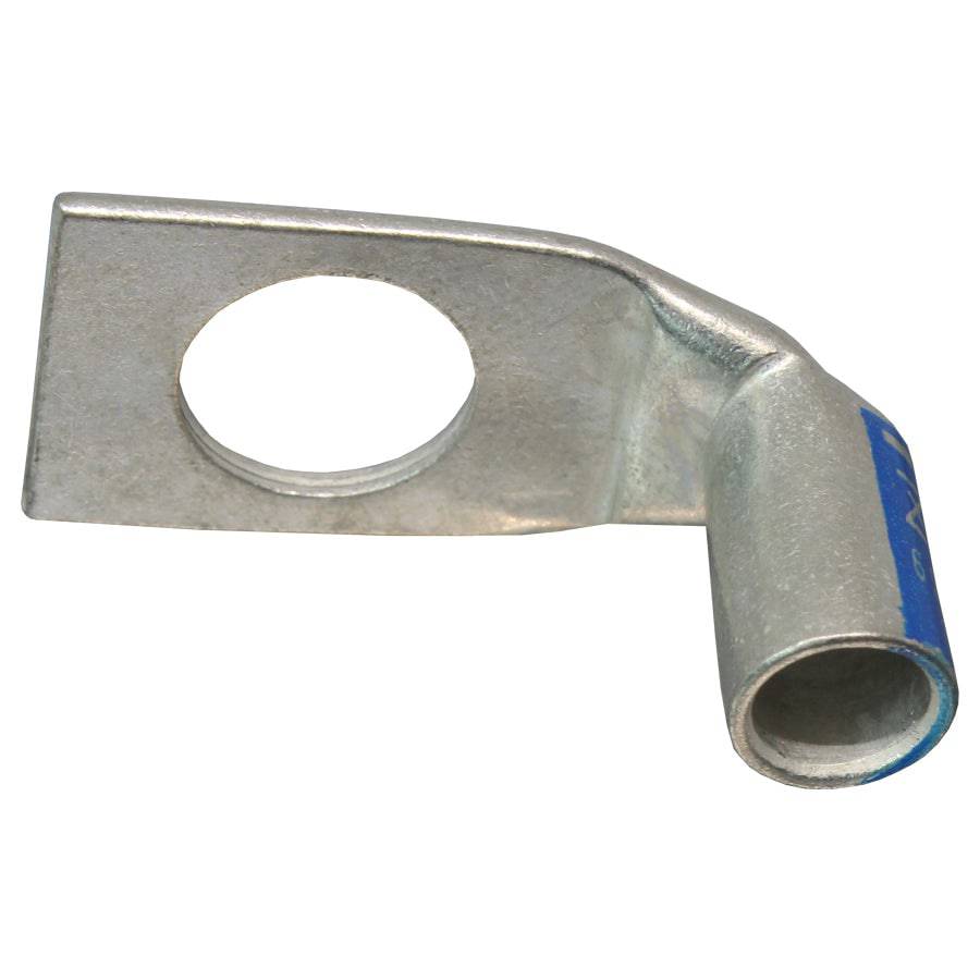 SBF638 - 90 Degree Short Barrel Compression Lug - 6 AWG - 3/8" Stud - Ferrules Direct