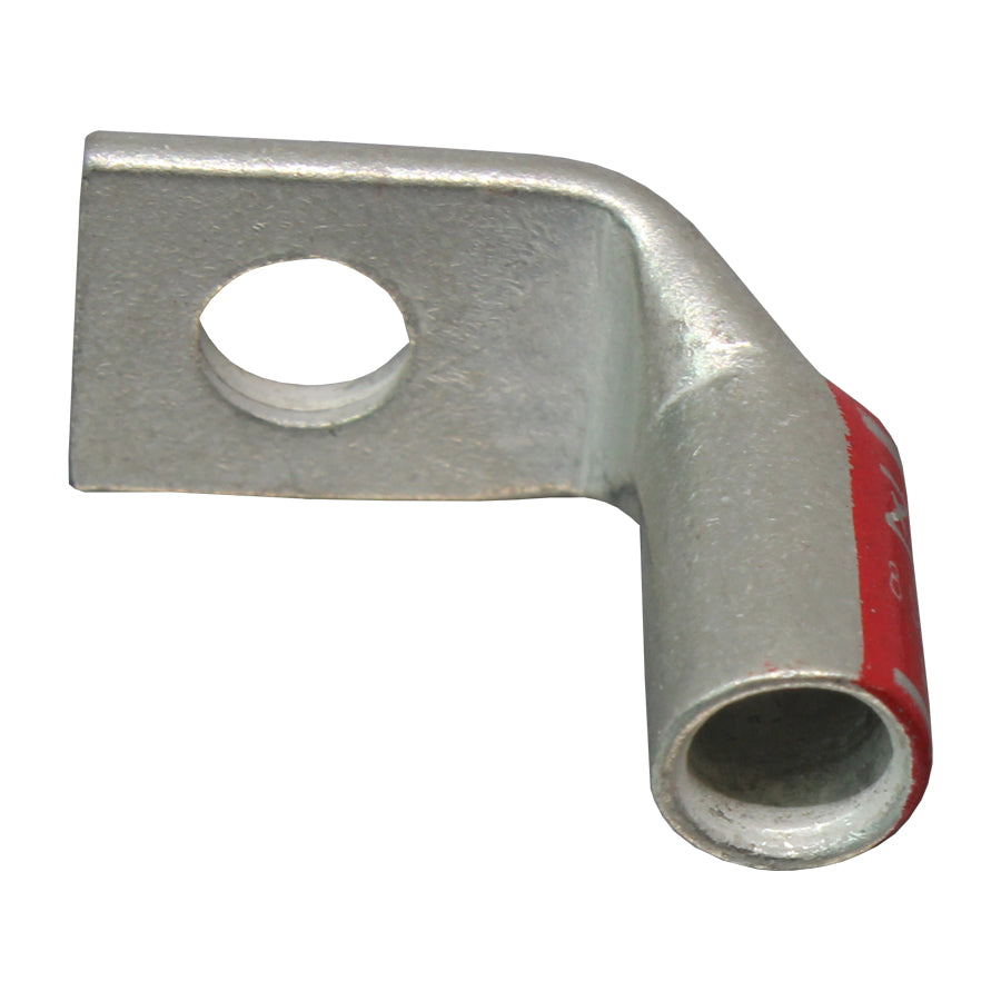 SBF810 - 90 Degree Short Barrel Compression Lug - 8 AWG - #10 Stud - Ferrules Direct