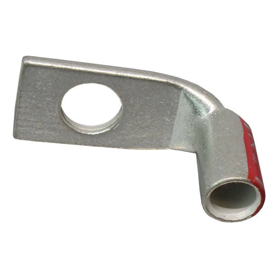 SBF814 - 90 Degree Short Barrel Compression Lug - 8 AWG - 1/4" Stud - Ferrules Direct