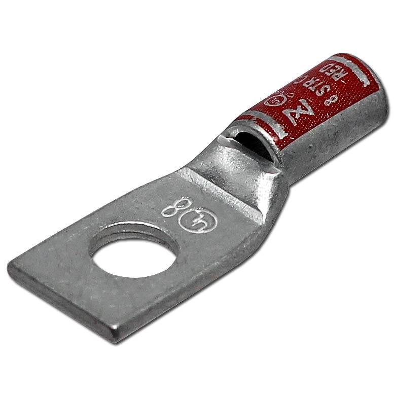 SB838 - 8AWG Compression Lug - 3/8" Stud Size - Ferrules Direct