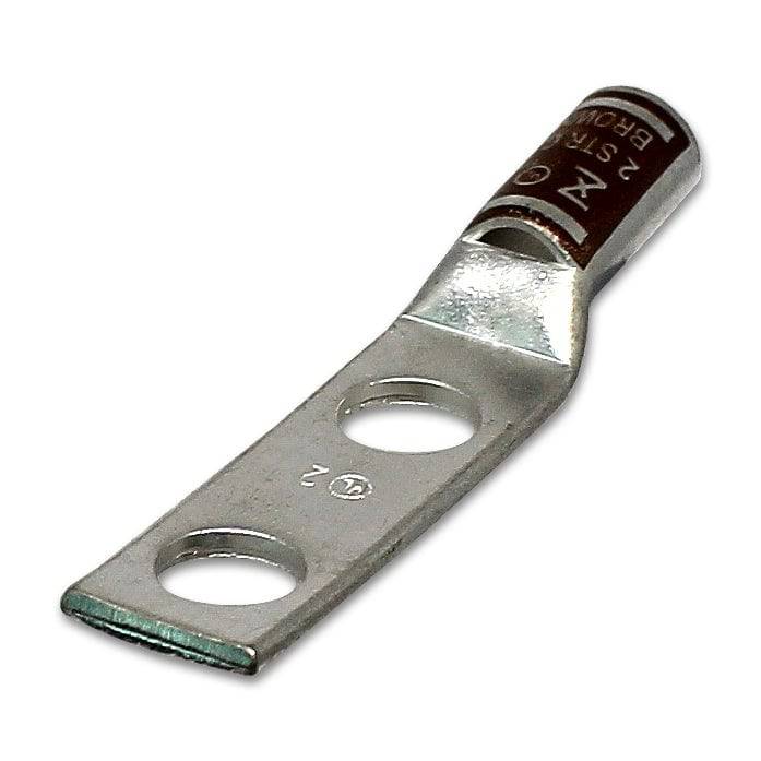 ST214B - 2AWG Compression Lug - 1/4" Stud Size - Ferrules Direct
