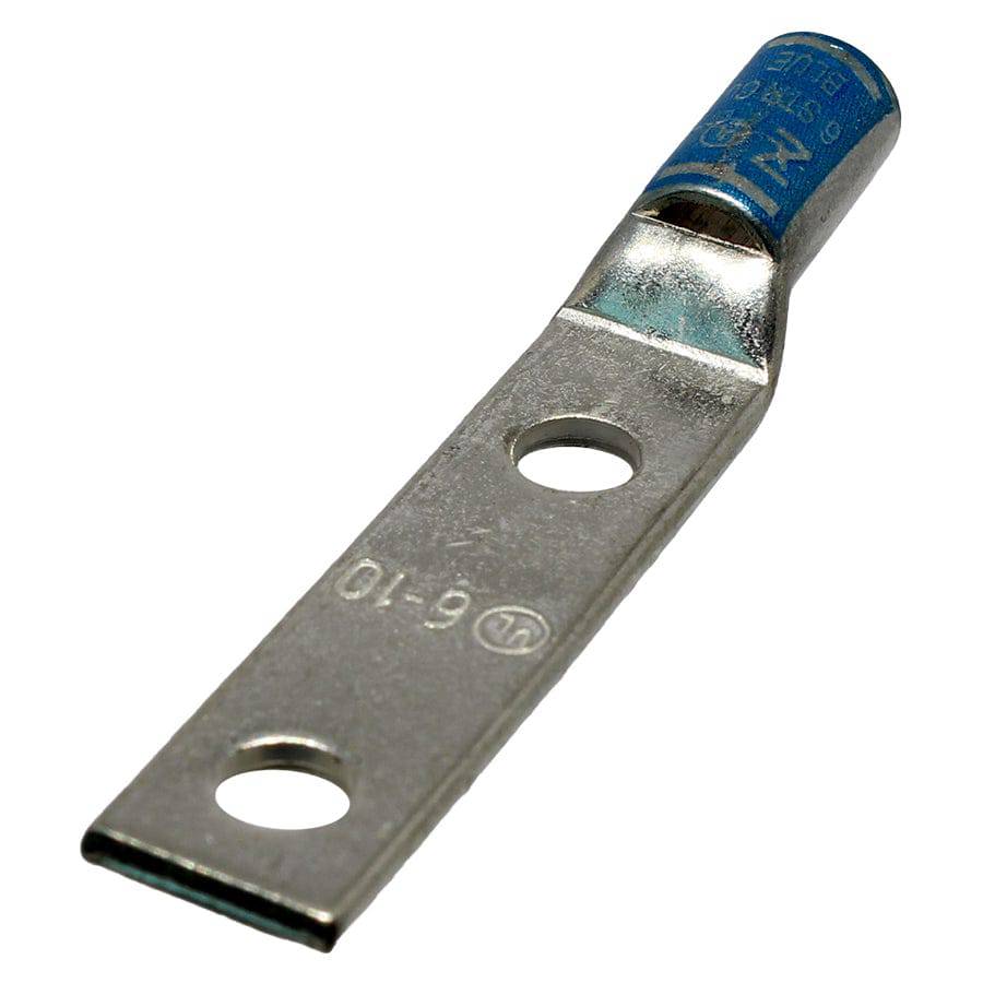 ST610C - 6 AWG Compression Lug - #10 Stud Size - Ferrules Direct