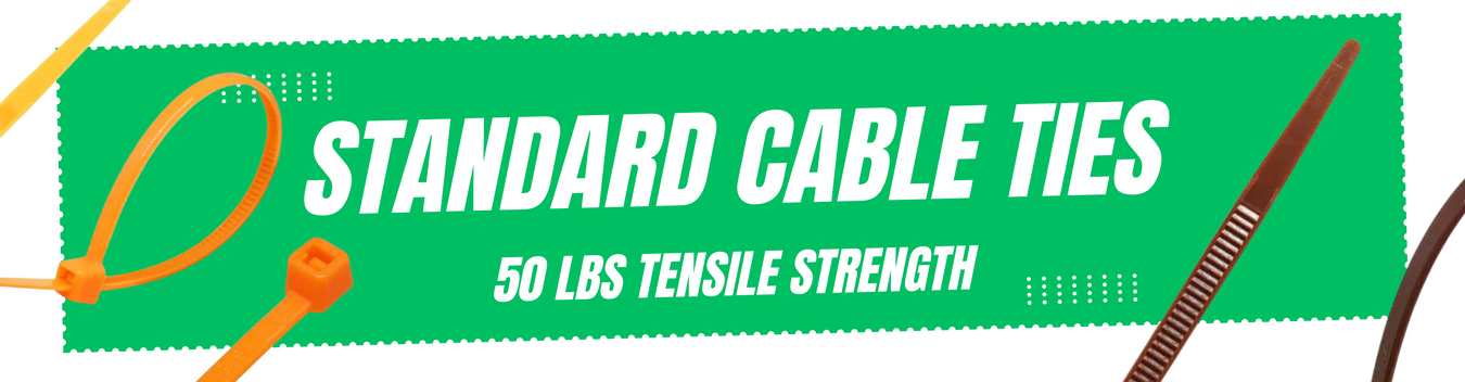 Standard Cable Ties (50 lbs)