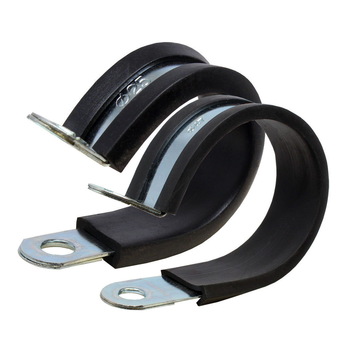 2 Inch Rubber Jim Cap With Stainless Steel Hose Clamp - Repair Cap For Pipe Or Hose End