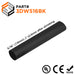 5/16" Double Wall Heat Shrink Tubing, 3:1 Shrink Ratio, Black, 4 Foot Strip - 3DW516BK - Ferrules Direct
