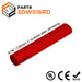 5/16" Double Wall Heat Shrink Tubing, 3:1 Shrink Ratio, Red, 4 Foot Strip - 3DW516RD - Ferrules Direct