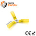 12 to 10 AWG 3-Way Splice Connectors, #8 Stud, Heat Shrinkable Nylon, 10 Pieces - 3W5BH - Ferrules Direct