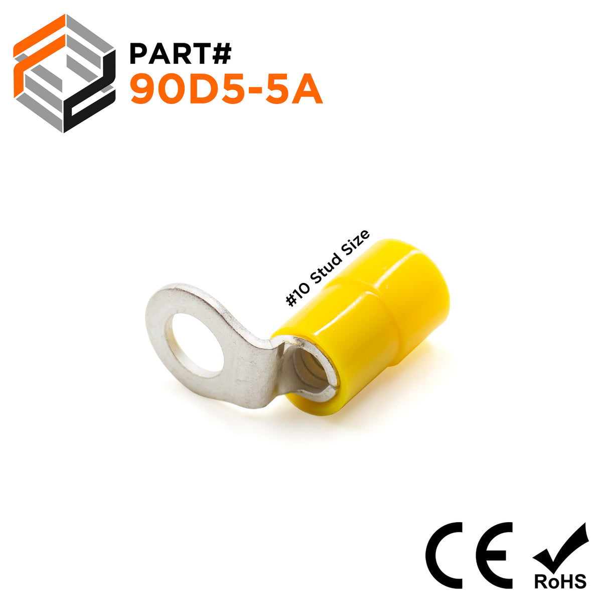 50 Stücke Kupfer Ring Lug Terminal Kabel Crimp Steckverbinder Terminals