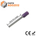 AD02512 - 24 AWG (12mm Pin) Insulated Ferrules - Purple - Ferrules Direct