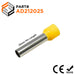 AD212025 - 4 AWG (Small Diameter) Insulated Wire Ferrules, 25mm Pin, Yellow, 100 Pieces - Ferrules Direct