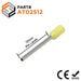 AT02512 - 24 AWG (12mm Pin) Insulated Ferrules - Yellow - Ferrules Direct