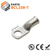 2 AWG Battery Cable Lugs, Tin Plated Copper, Terminal Lugs, 3/8" Stud, 1 Piece -  BCL238-T - Ferrules Direct