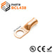 4 AWG Copper Battery Cable Lugs, Terminal Lugs, 3/8" Stud, 1 Piece -  BCL438 - Ferrules Direct