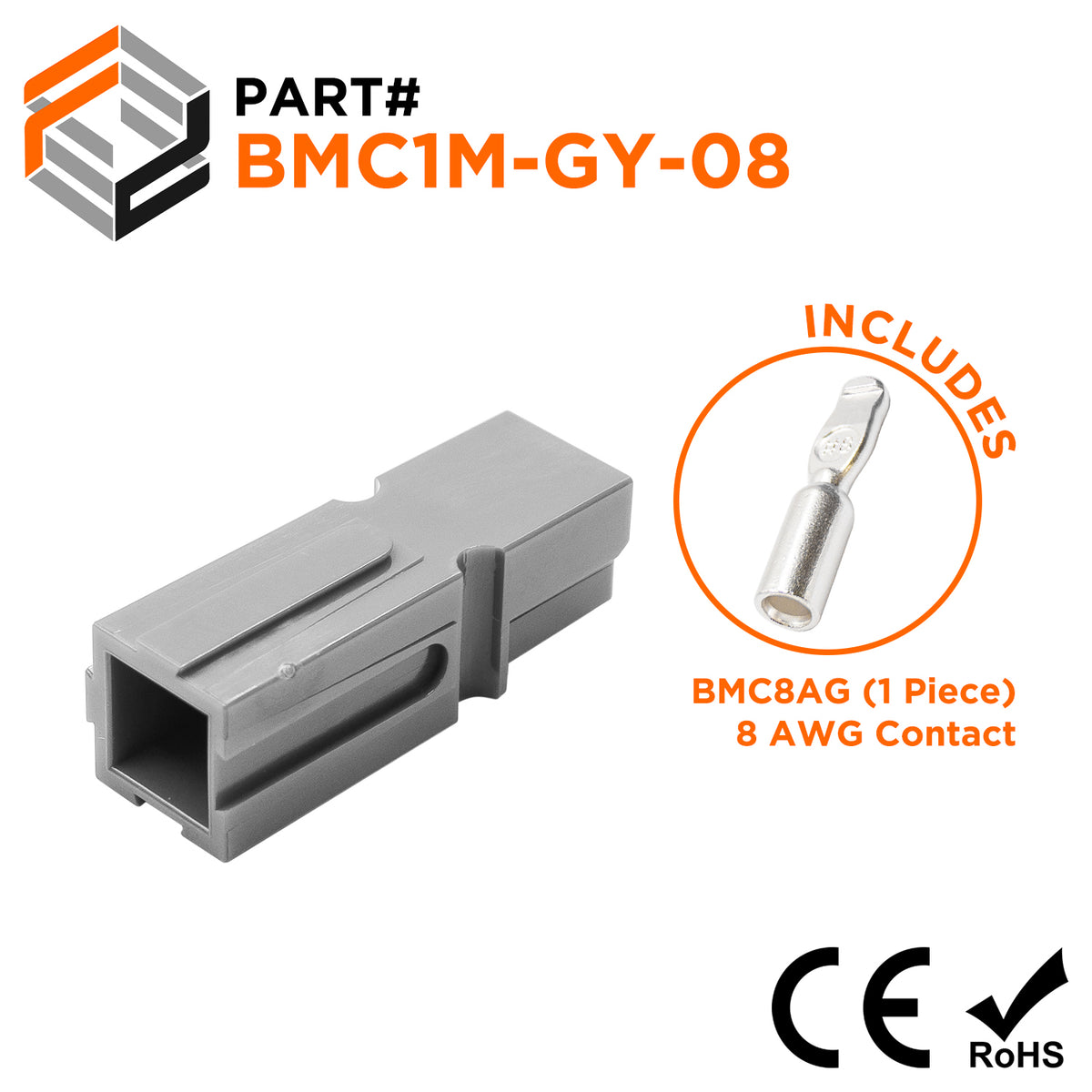 BMC1M-GY-08 - Battery Connection Kit - Includes BMC1M-GY + BMC8AG (1 ...