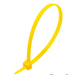 CTM100YL - 4" Miniature Cable Ties, 18-lb Tensile Strength, Yellow, 100 Pieces - Ferrules Direct