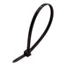 CTSCH200B - 8" Standard Clamp Head Cable Ties, 50-lb Tensile Strength, Black, UV Resistant, 100-Pack - Ferrules Direct