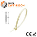 CWT14550 - 15" Extreme Temperature Standard Cable Ties, 50-lb Tensile Strength, Natural, 100-Pack - Ferrules Direct