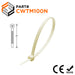 CWTM100N - 4" Extreme Cold Weather Miniature Cable Ties, 18-lb Tensile Strength, Natural, 100-Pack - Ferrules Direct