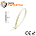 CWTS370N - 14-1/2" Extreme Cold Weather Standard Cable Ties, 50-lb Tensile Strength, Natural, 100-Pack - Ferrules Direct