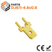 DJ611-4.8x0.8 - Untinned Brass Circuit Board Mount Quick Disconnect 4.8x0.8mm Tab - Ferrules Direct