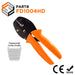 FD1004HD - 10 to 4 AWG Wire Ferrules Crimping Tool, Heavy Duty, Trapezoidal Crimp, 1 Piece - Ferrules Direct