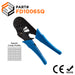 10 to 6 AWG Wire Ferrules Crimping Tool, Self-Adjusting Ratchet, Square Profile - FD1006SQ - Ferrules Direct