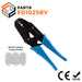 FD1025RV - 8 to 4 AWG Wire Ferrules Crimping Tool, Ratcheting, Bowtie Profile, 1 Piece - Ferrules Direct