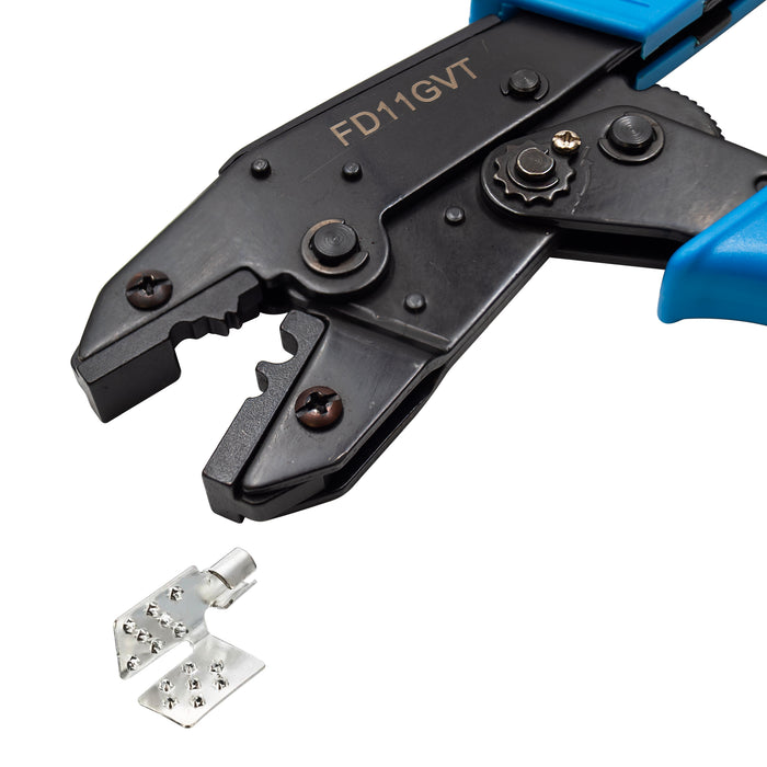 FD11GVT - 12 AWG Carbon Film Clamp Connectors Crimping Tool, 1 Piece