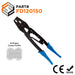FD120150 - 4/O to 300 MCM Wire Ferrules Crimping Tool, Ratchet, XL Length, B-Crimp Profile, 1 Piece - Ferrules Direct