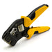28 to 6 AWG Wire Ferrules Crimping Tool, Self Adjusting, Frontal Load, Square Profile - FD2806SQ-YL - Ferrules Direct
