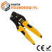 28 to 6 AWG Wire Ferrules Crimping Tool, Self Adjusting, Frontal Load, Square Profile - FD2806SQ - Ferrules Direct
