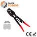 1 AWG to 3/0 AWG Wire Ferrules Crimping Tool, Ratchet, Heavy Duty, XL Length, B-Crimp Profile - FD5095 - Ferrules Direct