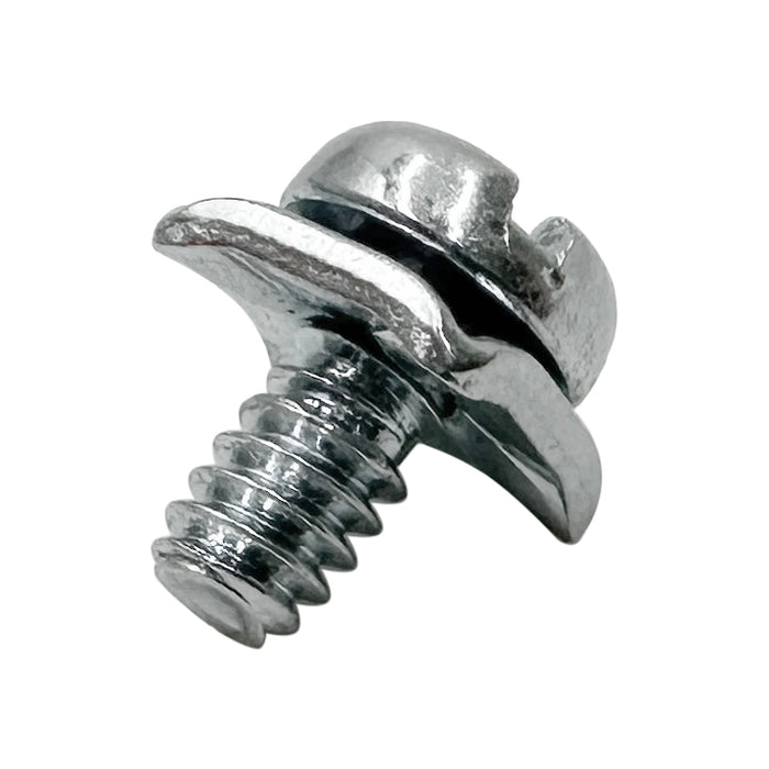 FDSPP6 - #6 Screw with Pressure Plate for Terminal Strips, 7mm Length, 7.6mm Plate Width, 1 Piece